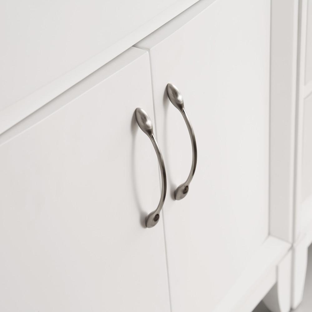 Fresca Cambridge 60" White Double Sink Traditional Bathroom Vanity w/ Mirrors Vanity Fresca 