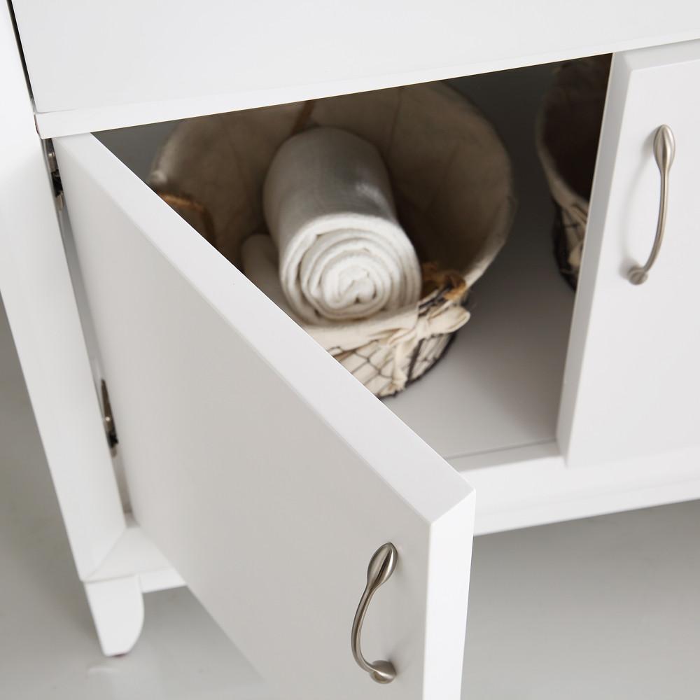 Fresca Cambridge 72" White Double Sink Traditional Bathroom Vanity w/ Mirrors Vanity Fresca 