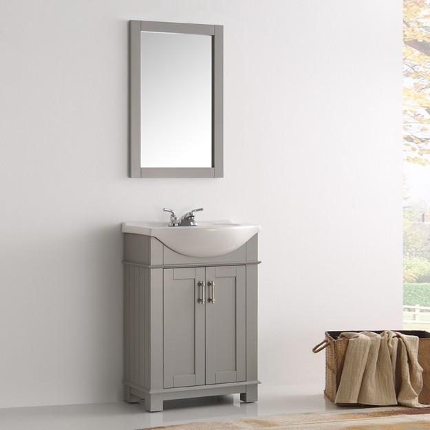 Fresca Hartford 24" Gray Traditional Bathroom Vanity Vanity Fresca 