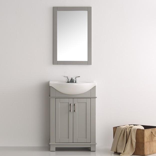 Fresca Hartford 24" Gray Traditional Bathroom Vanity Vanity Fresca 