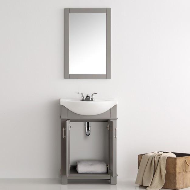 Fresca Hartford 24" Gray Traditional Bathroom Vanity Vanity Fresca 