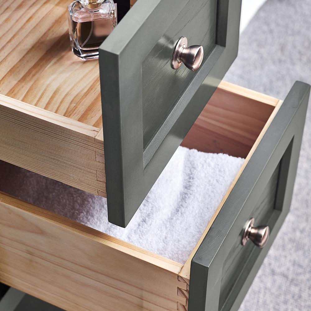Fresca Manchester 72" Traditional Double Sink Bathroom Vanity w/ Mirrors Vanity Fresca 