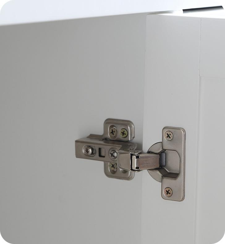 Fresca Windsor 36" Matte White Traditional Bathroom Vanity w/ Mirror Vanity Fresca 