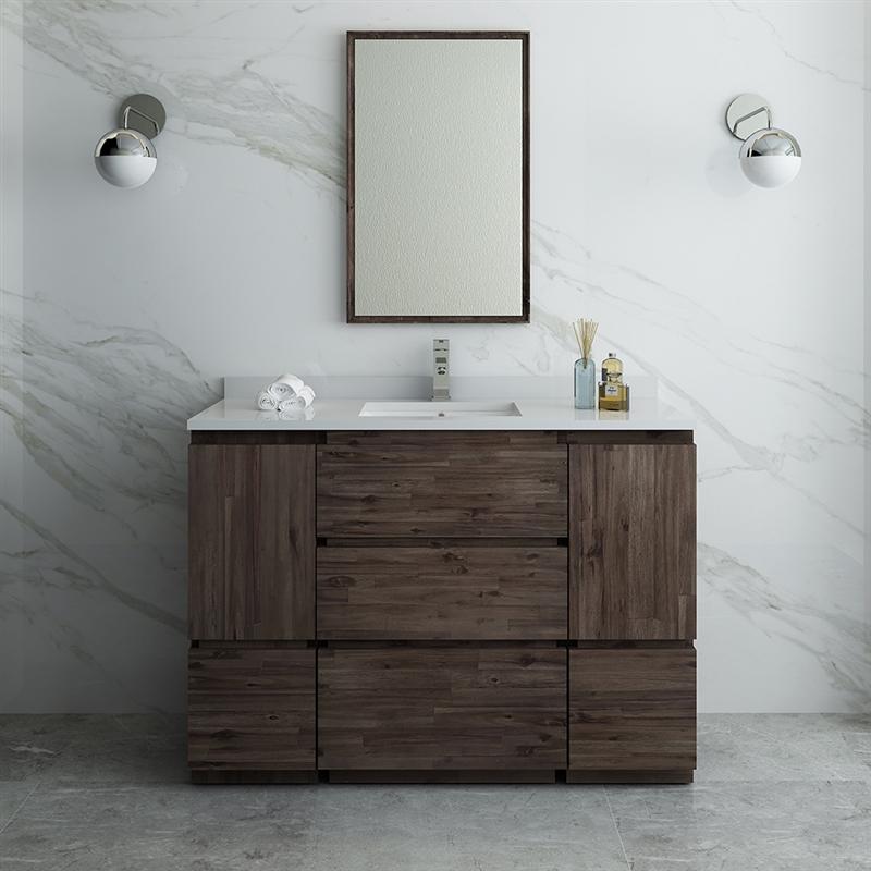 Fresca Formosa 48" Floor Standing Modern Bathroom Vanity w/ Mirror Vanity Fresca 