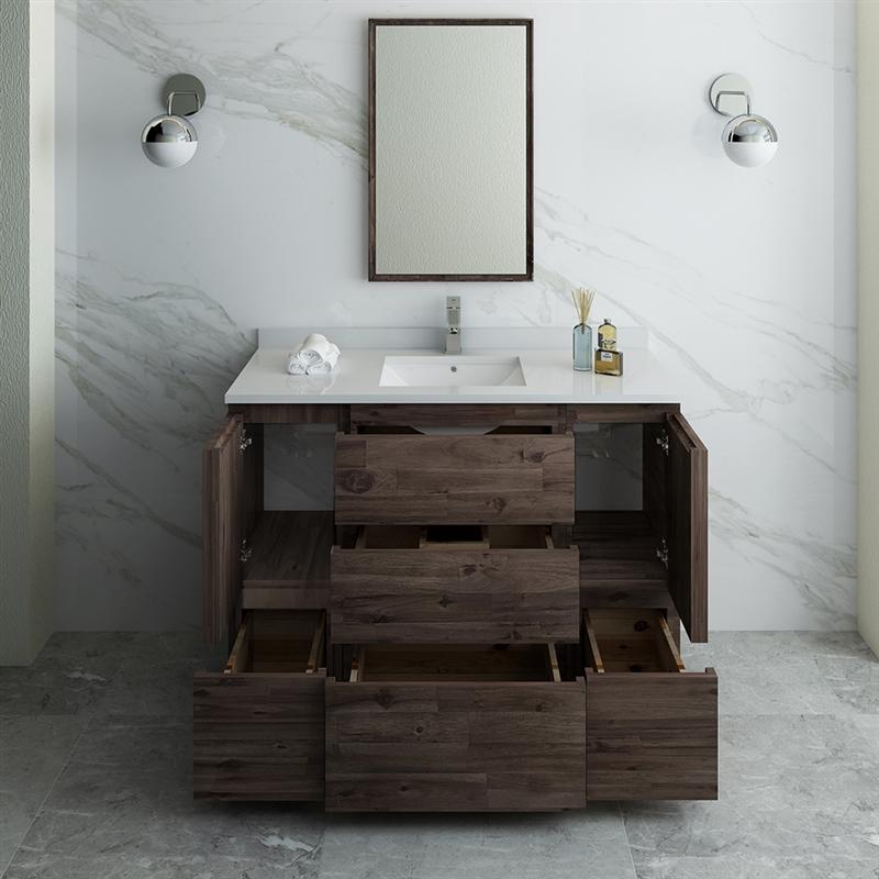 Fresca Formosa 48" Floor Standing Modern Bathroom Vanity w/ Mirror Vanity Fresca 