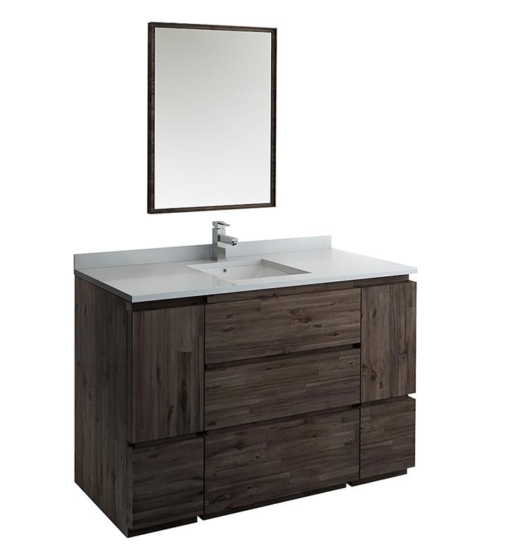 Fresca Formosa 54" Floor Standing Modern Bathroom Vanity w/ Mirror Vanity Fresca 
