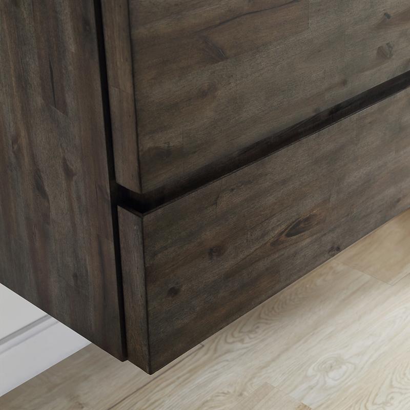 Fresca Formosa 60" Wall Hung Double Sink Modern Bathroom Vanity w/ Mirrors Vanity Fresca 