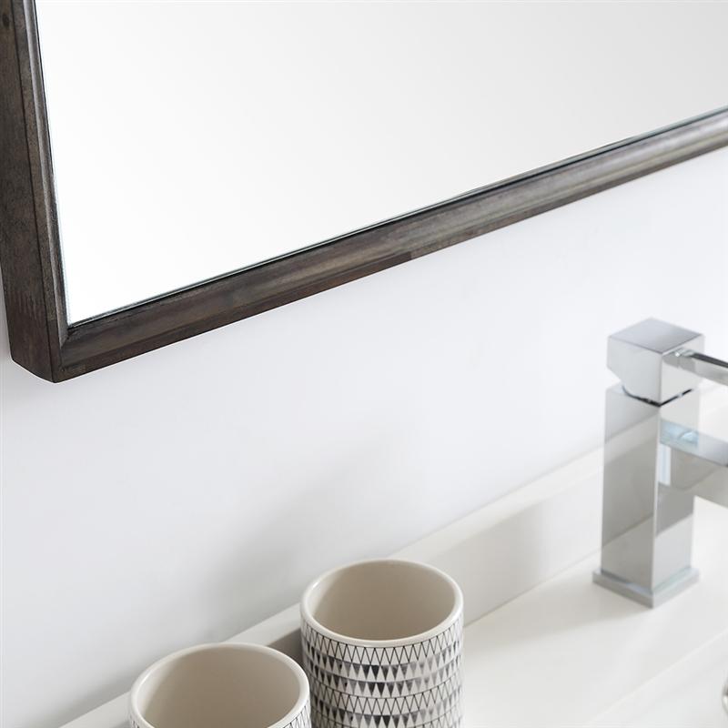Fresca Formosa 48" Wall Hung Double Sink Modern Bathroom Vanity w/ Mirrors Vanity Fresca 