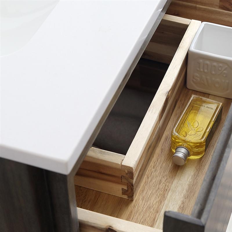 Fresca Formosa 48" Wall Hung Double Sink Modern Bathroom Vanity w/ Mirrors Vanity Fresca 