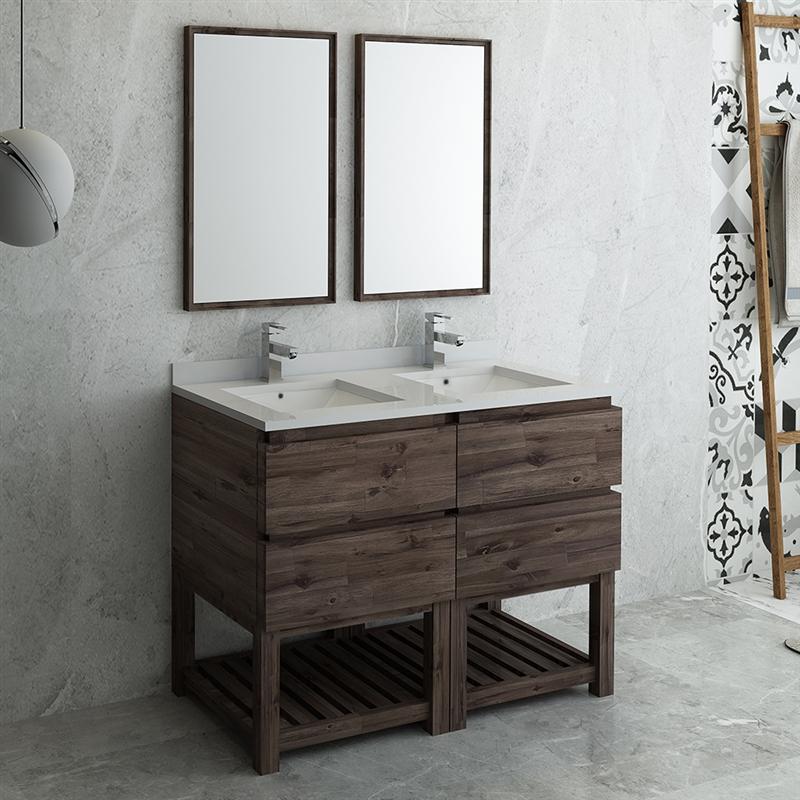 Fresca Formosa 48" Floor Standing Double Sink Modern Bathroom Vanity Vanity Fresca 