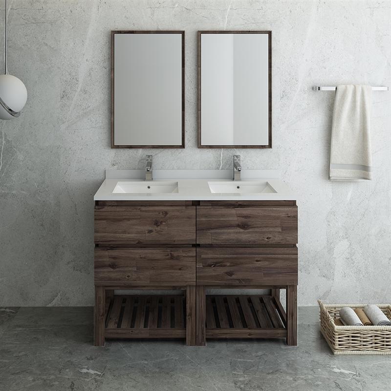 Fresca Formosa 48" Floor Standing Double Sink Modern Bathroom Vanity Vanity Fresca 