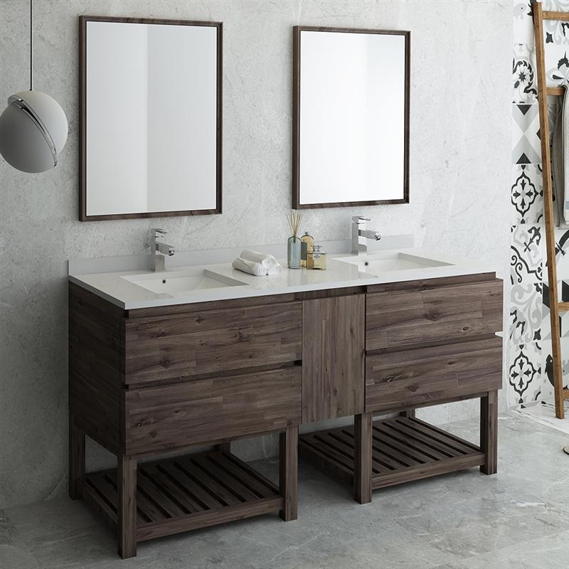Fresca Formosa 72" Floor Standing Double Sink Modern Bathroom Vanity Vanity Fresca 