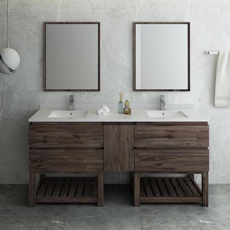 Fresca Formosa 72" Floor Standing Double Sink Modern Bathroom Vanity Vanity Fresca 