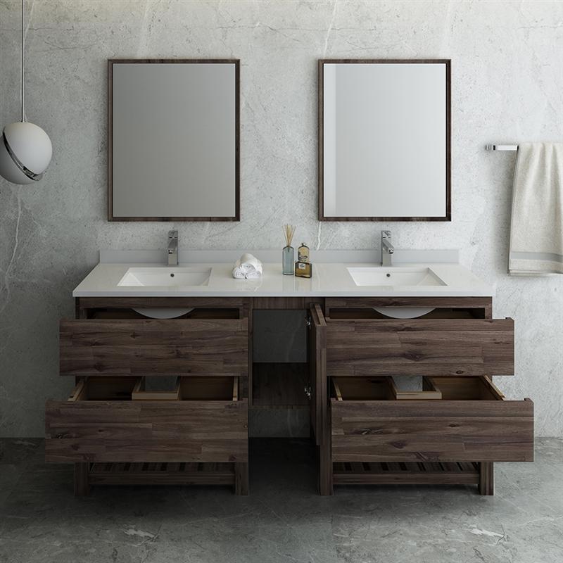 Fresca Formosa 72" Floor Standing Double Sink Modern Bathroom Vanity Vanity Fresca 