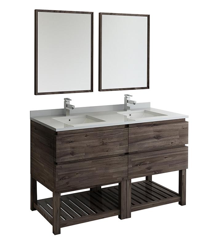 Fresca Formosa 60" Floor Standing Double Sink Modern Bathroom Vanity Vanity Fresca 