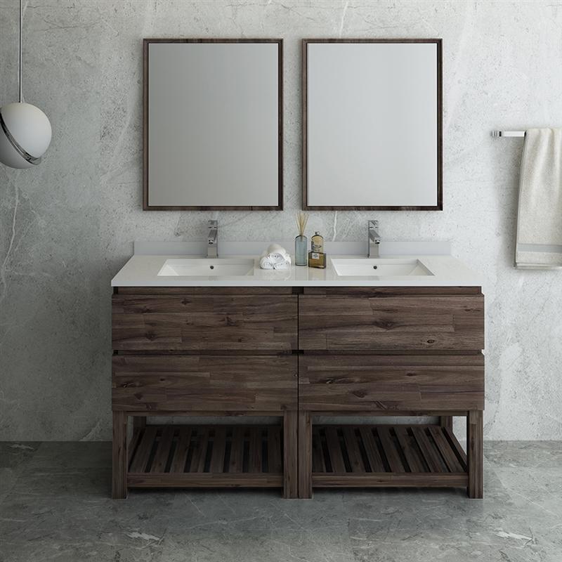 Fresca Formosa 60" Floor Standing Double Sink Modern Bathroom Vanity Vanity Fresca 
