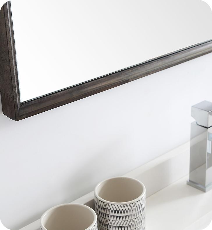 Fresca Formosa 72" Wall Hung Double Sink Modern Bathroom Vanity w/ Mirrors Vanity Fresca 
