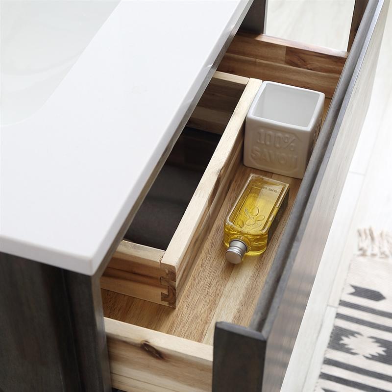 Fresca Formosa 24" Floor Standing Modern Bathroom Vanity w/ Mirror Vanity Fresca 