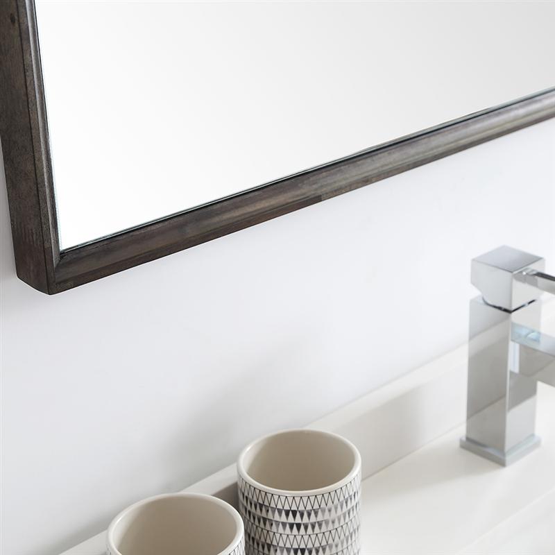 Fresca Formosa 24" Floor Standing Modern Bathroom Vanity w/ Open Bottom & Mirror Vanity Fresca 