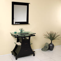 Thumbnail for Fresca Cortese Espresso Modern Bathroom Vanity w/ Mirror & Free Faucet Vanity Fresca 