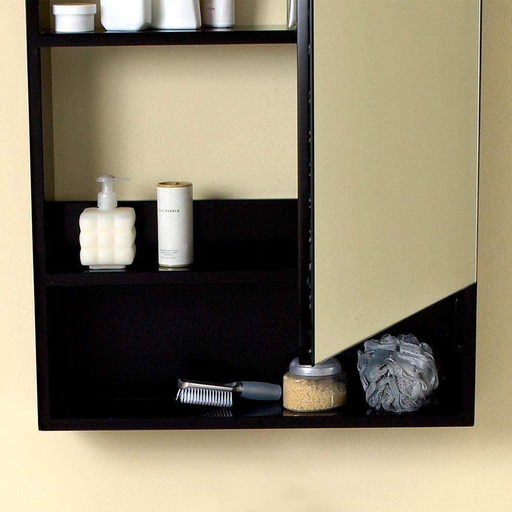 Fresca Amato Espresso Modern Bathroom Vanity w/ Medicine Cabinet Vanity Fresca 