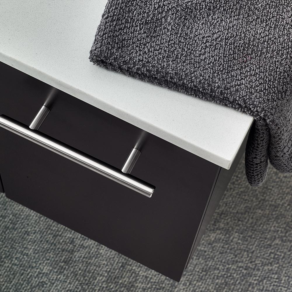 Fresca Lucera 48" Wall Hung Undermount Sink Modern Bathroom Vanity w/ Medicine Cabinet Vanity Fresca 