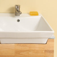 Thumbnail for Fresca Caro Natural Wood Modern Bathroom Vanity w/ Mirrored Side Cabinet Vanity Fresca 