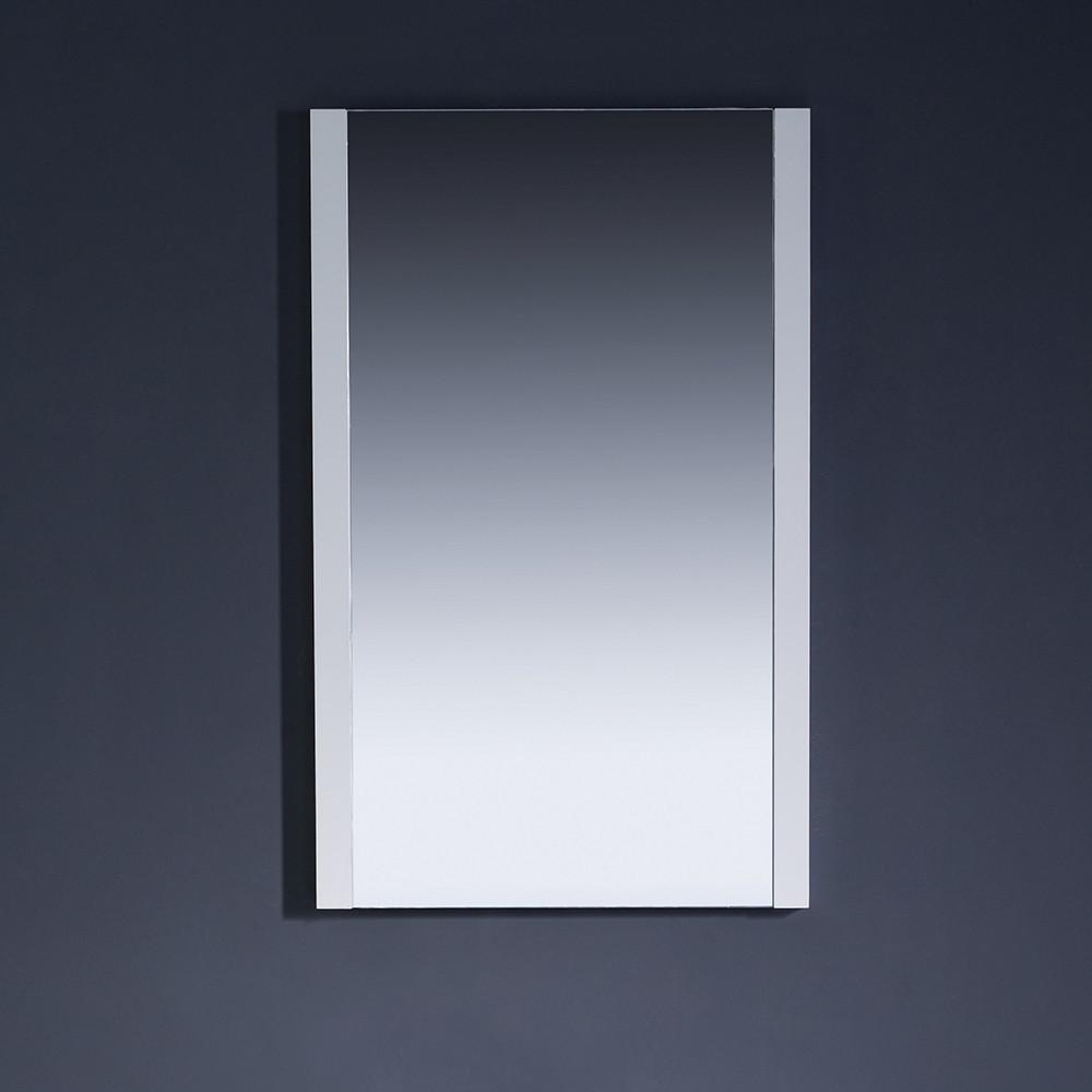Torino 36" White Modern Bathroom Vanity w/ Side Cabinet & Free Faucet Vanity Fresca 