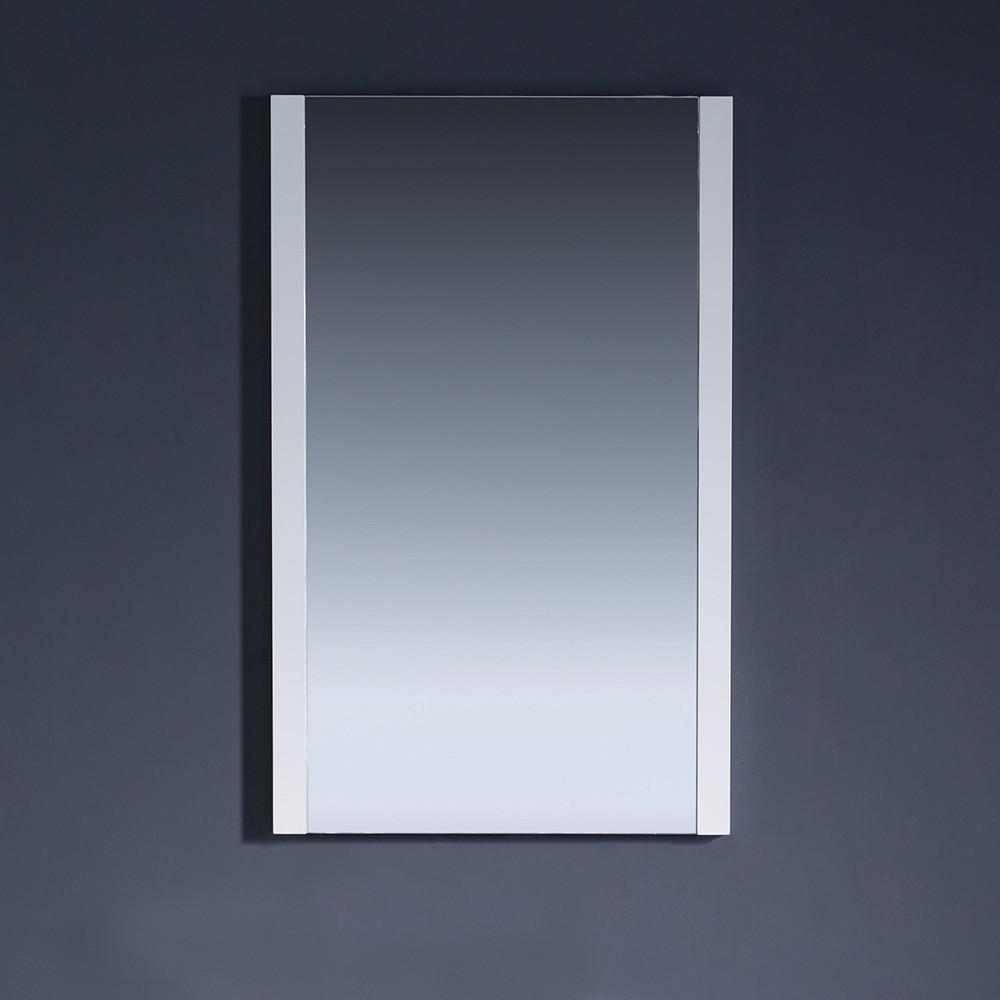 Torino 36" White Modern Vanity w/ Side Cabinet & Vessel Sink Free Faucet Vanity Fresca 