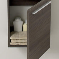 Thumbnail for Fresca Pulito Small Gray Oak Modern Bathroom Vanity w/ Tall Mirror & Free Faucet Vanity Fresca 