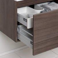 Thumbnail for Fresca Nano Gray Oak Modern Bathroom Vanity w/ Medicine Cabinet Vanity Fresca 