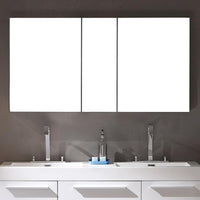 Thumbnail for Fresca Opulento White Modern Double Sink Bathroom Vanity w/ Medicine Cabinet Vanity Fresca 