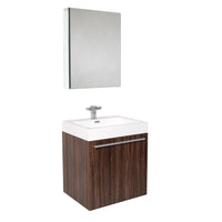 Thumbnail for Fresca Alto Walnut Modern Bathroom Vanity w/ Medicine Cabinet Vanity Fresca 