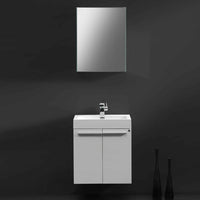 Thumbnail for Fresca Alto White Modern Bathroom Vanity w/ Medicine Cabinet Vanity Fresca 