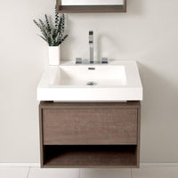 Thumbnail for Fresca Potenza Gray Oak Modern Bathroom Vanity w/ Pop Open Drawer Vanity Fresca 