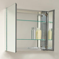 Thumbnail for Medio Gray Oak Modern Bathroom Vanity w/ Medicine Cabinet & Free Faucet Vanity Fresca 