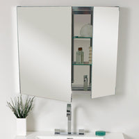 Thumbnail for Fresca Vista Black Modern Bathroom Vanity w/ Medicine Cabinet Vanity Fresca 