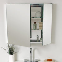 Thumbnail for Fresca Vista Teak Modern Bathroom Vanity w/ Medicine Cabinet Vanity Fresca 