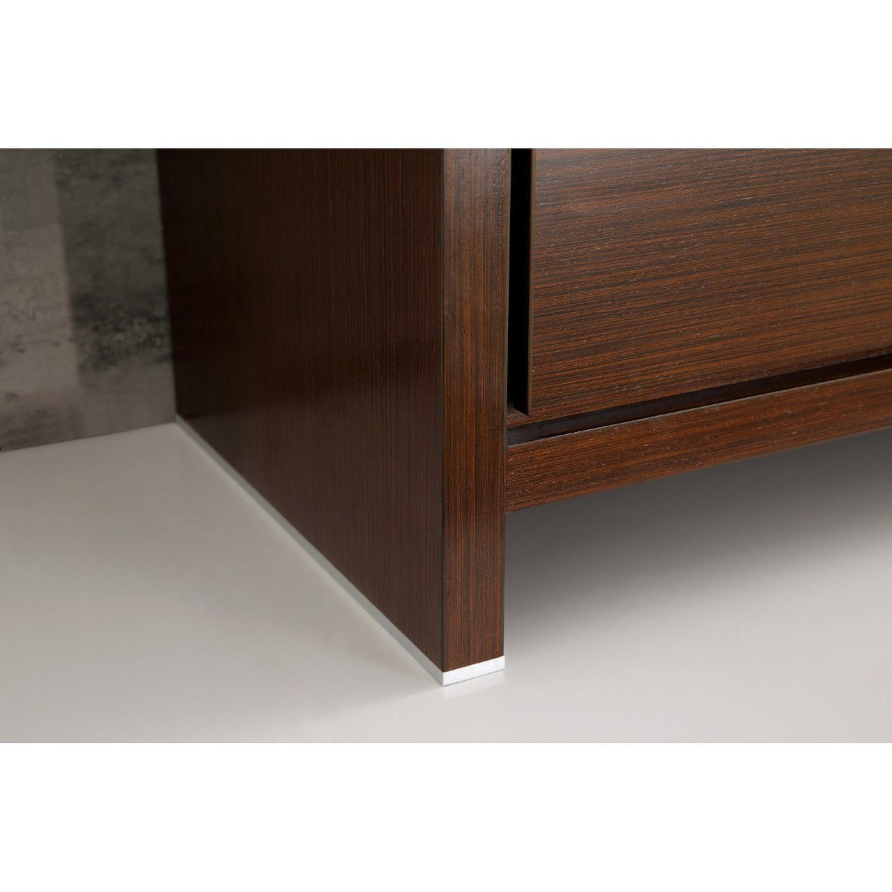 Fresca Allier 60" Wenge Brown Modern Single Sink Vanity w/ Mirror & Free Faucet Vanity Fresca 