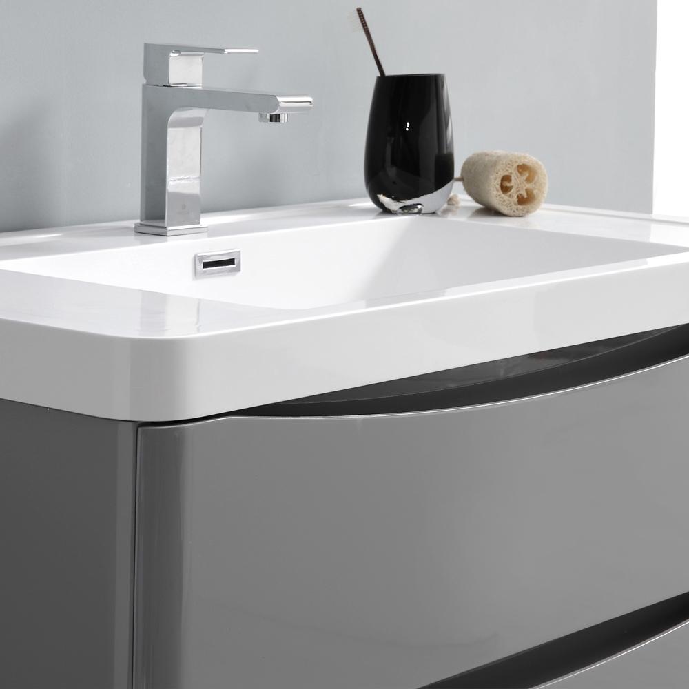 Fresca Tuscany 32" Wall Hung Modern Bathroom Vanity w/ Medicine Cabinet Vanity Fresca 