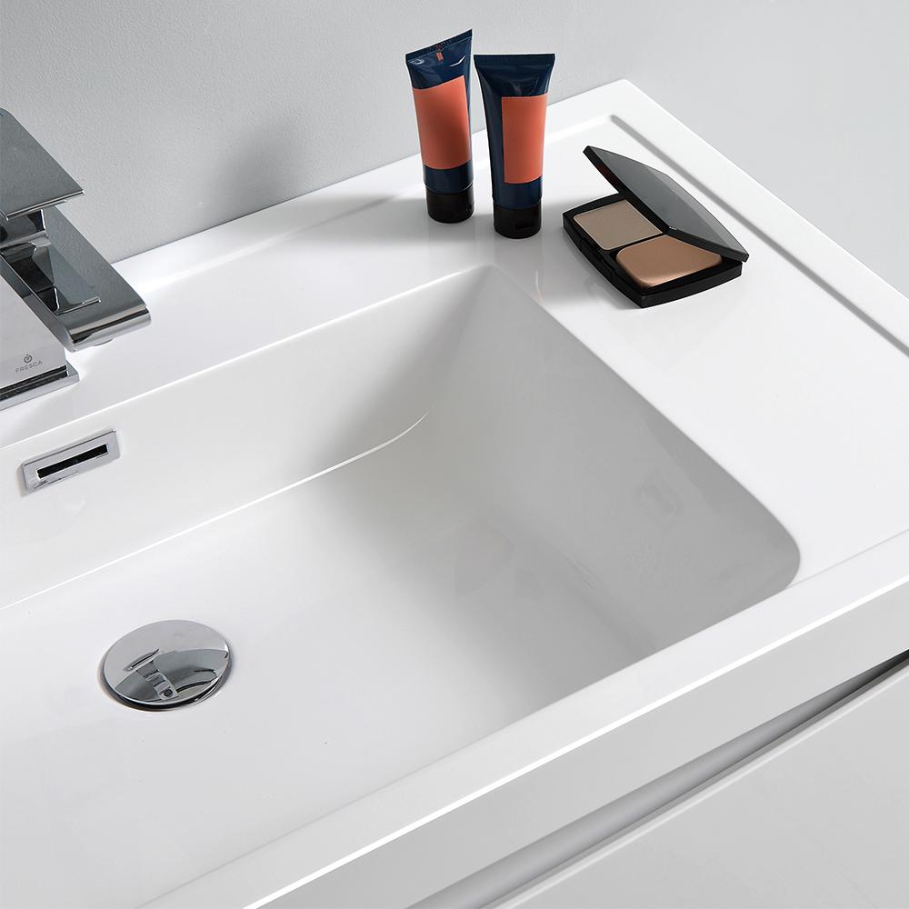 Fresca Tuscany 40" Wall Hung Modern Bathroom Vanity w/ Medicine Cabinet Vanity Fresca 