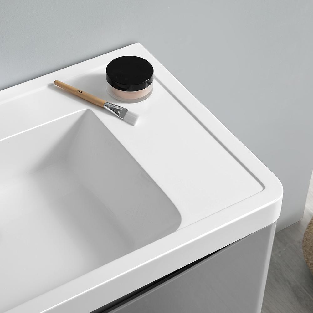 Fresca Tuscany 48" Wall Hung Double Sink Modern Bathroom Vanity w/ Medicine Cabinet Vanity Fresca 