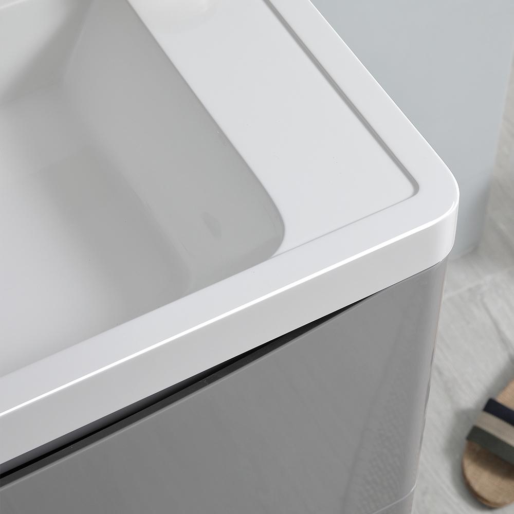 Fresca Tuscany 48" Wall Hung Double Sink Modern Bathroom Vanity w/ Medicine Cabinet Vanity Fresca 