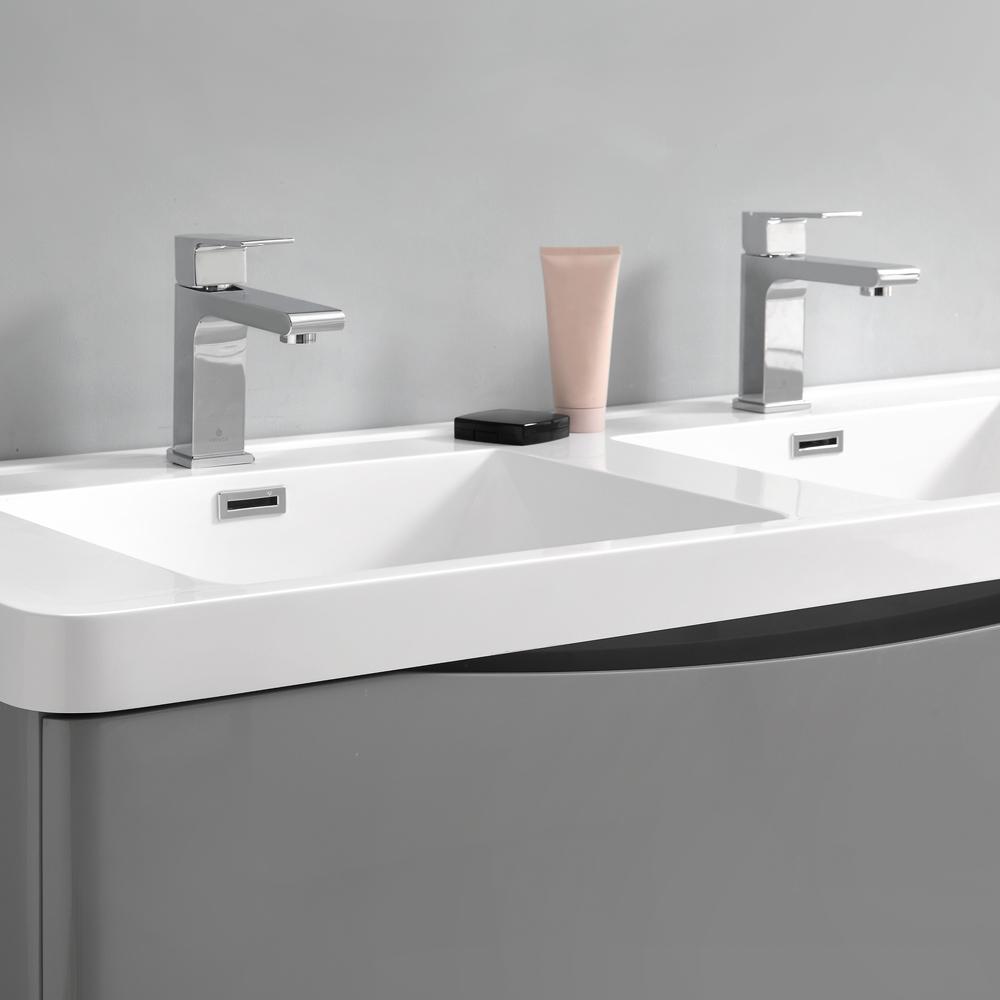 Fresca Tuscany 48" Wall Hung Double Sink Modern Bathroom Vanity w/ Medicine Cabinet Vanity Fresca 
