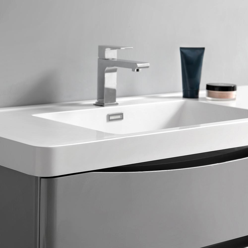 Fresca Tuscany 48" Wall Hung Modern Bathroom Vanity w/ Medicine Cabinet Vanity Fresca 
