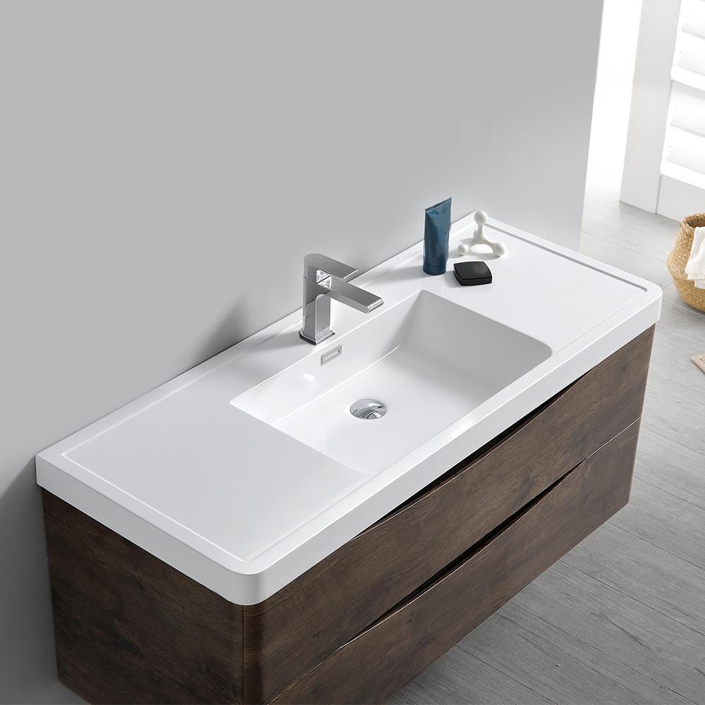 Fresca Tuscany 48" Wall Hung Modern Bathroom Vanity w/ Medicine Cabinet Vanity Fresca 