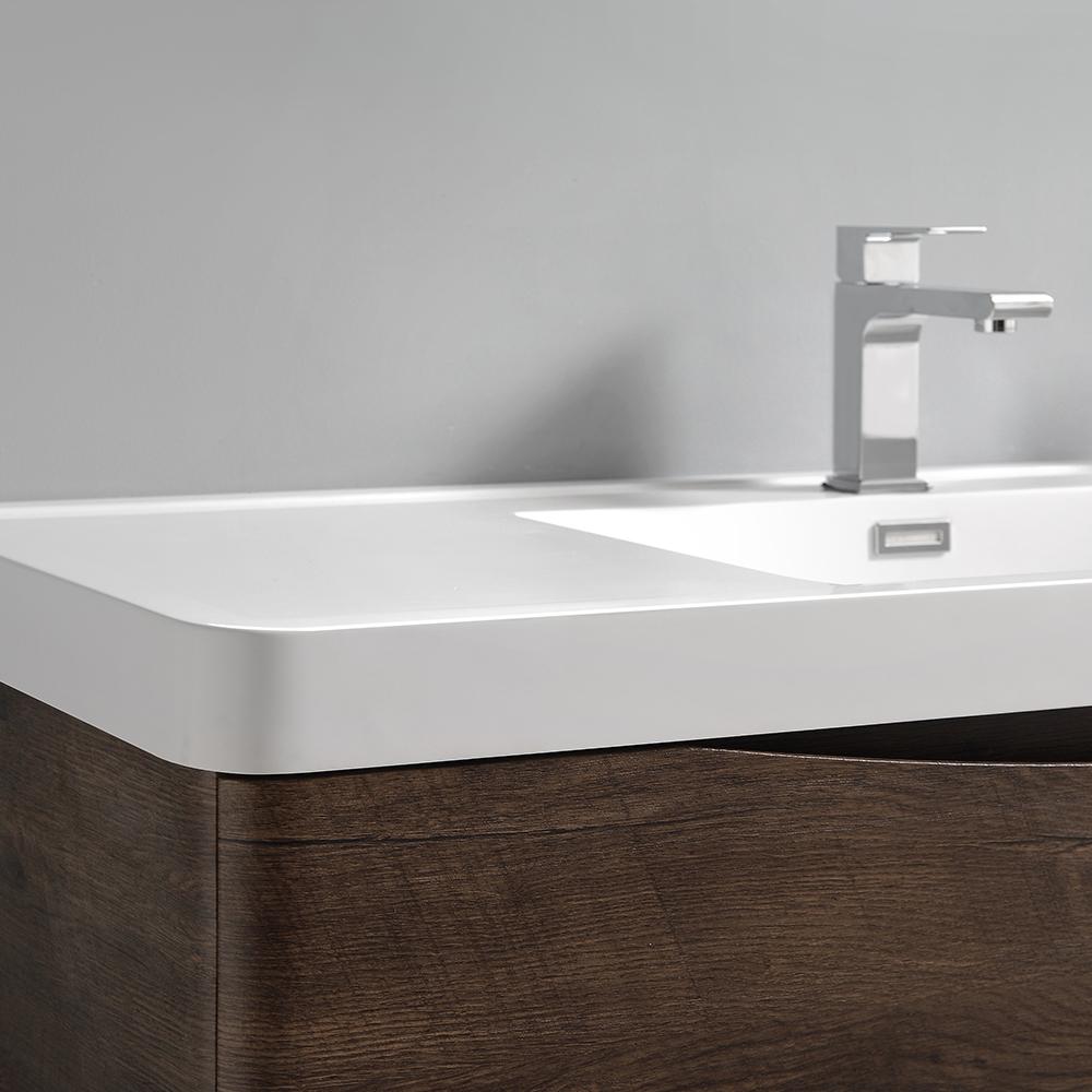 Fresca Tuscany 48" Wall Hung Modern Bathroom Vanity w/ Medicine Cabinet Vanity Fresca 