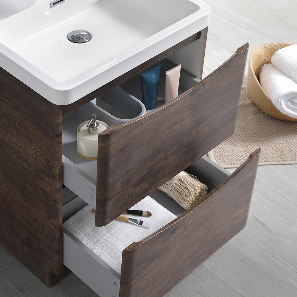 Fresca Tuscany 24" Free Standing Modern Bathroom Vanity w/ Medicine Cabinet Vanity Fresca 