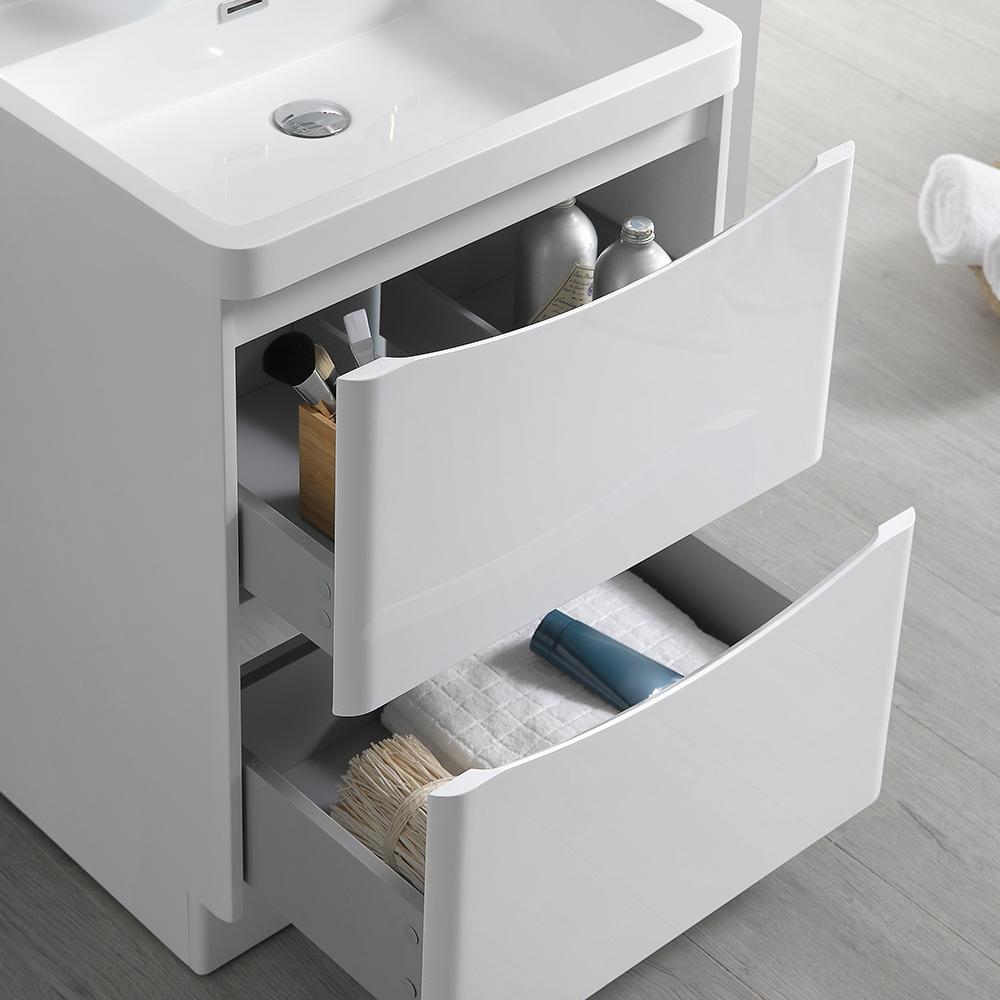 Fresca Tuscany 24" Free Standing Modern Bathroom Vanity w/ Medicine Cabinet Vanity Fresca 