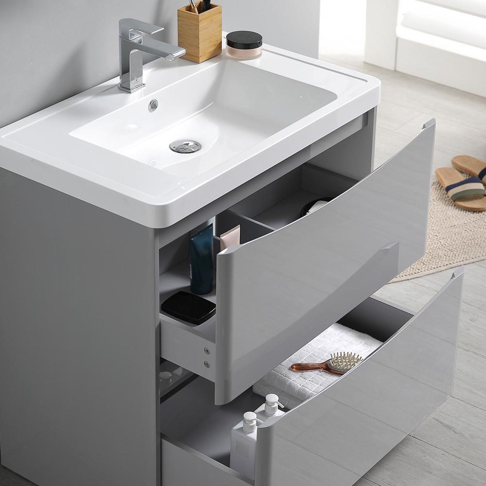 Fresca Tuscany 32" Free Standing Modern Bathroom Vanity w/ Medicine Cabinet Vanity Fresca 
